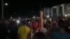 Protesta en Nuevitas, Camagüey. (Captura de video/Twitter)