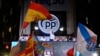 El líder del PP, Alberto Núñez Feijoo, en la sede del partido en Madrid, el 23 de julio de 2023. (AFP/Oscar del Pozo).