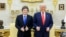 El presidente Donald Trump recibió en la Casa Blanca al mandatario de Argentina. Javier Milei. 