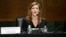 La exembajadora Samantha Power durante su audiencia de confirmación ante el Comité de Relaciones Exteriores del Senado, en marzo de 2021. Greg Nash/Mancomunada via REUTERS.