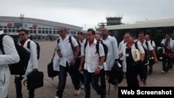 Médicos cubanos en misión en el extranjero. (Archivo)