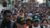 Caravana de migrantes parte de Tapachula, México, con destino a la frontera sur de Estados Unidos. (AP/Moises Castillo/Archivo)