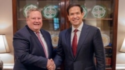 El jefe de la misión diplomática de Estados Unidos en Cuba, Mike Hammer, fue recibido por el Secretario de Estado, Marco Rubio. OCB