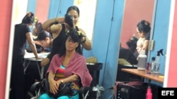 Salón de peluquería de la cooperativa Bella II, en La Habana. Archivo.