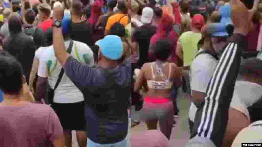 En Cárdenas también salieron a protestar.