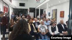 Asistentes a la II Convención de la Cubanidad en Miami.