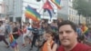 Marcha convocada por el grupo independiente LGBT en La Habana. Fto Twitter. Camilo Condis @camilocondis