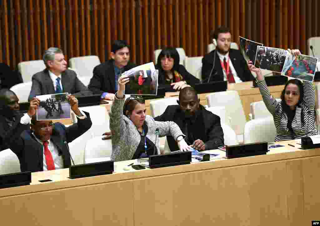 EEUU declaró que la delegación de Cuba tuvo un comportamiento poco profesional e infantil. 