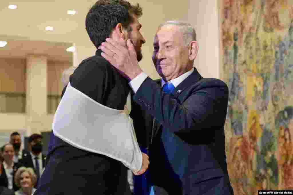 Trump y Netanyahu se reúnen con familiares de rehenes y con civiles y soldados israelíes heridos en los ataques del 7 de octubre