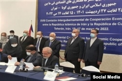 Firma de acuerdos de cooperación entre Cuba e Irán.