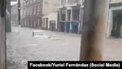 Inundaciones afectaron al municipio 10 de Octubre en La Habana el 11 de agosto de 2025